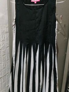 Striped Fit &amp; Flare Dress