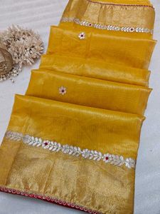 Elegant Yellow Saree