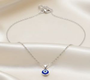 Evil Eye Silver Pendant Necklace