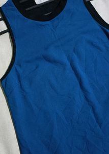 Blue &amp; Black Colour One Piece Dress