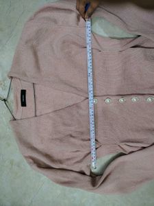 🔥Woolen blazer 😍 New Nude pink sweater overcoat