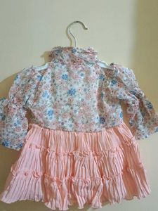 Floral Baby Dress with Ruffles