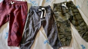 Boys' Jogger Pants Bundle - 3 Pairs