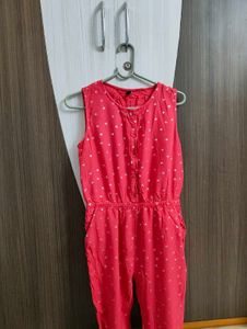 pink jumpsuit