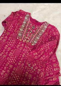 Pink Palazzo Suit Set