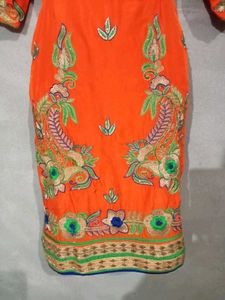 Pure Silk Thread Work Salwar Suit