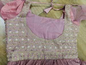 Dusty Rose Anarkali Dress