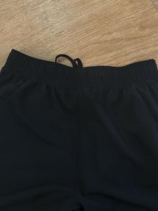 Black Athletic Shorts with Zipper Pockets