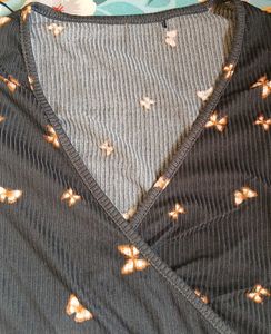 Butterfly Print Top