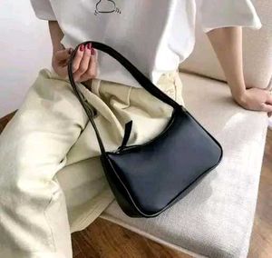 Black Leather Sling Bag 🖤