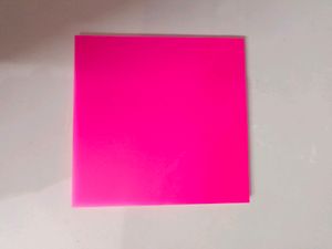 Pink Transparent Sticky Notes