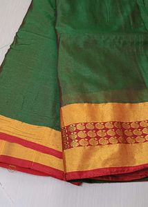Ethinic Elegant Green Saree