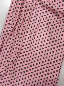 Floral One shoulder Top And Polkadot Plazopant Set