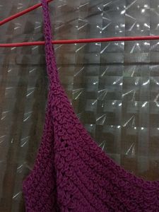 Wine Colour Dress