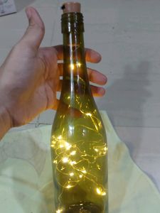 Glass bottle lantern
