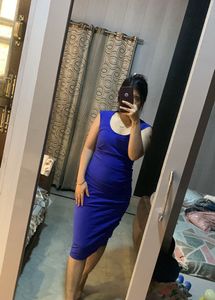Blue Bodycon Dress💙🦋