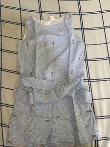 Cute Striped Baby Romper