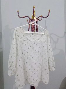 Floral Cotton Top