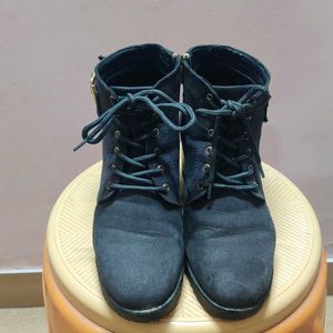 Suede Derby Boots UK 7/EU 40