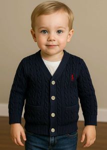 Ralph Lauren Baby Boys Cotton Cardigan – Size 12M–