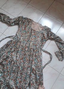 SEMI CASUAL WESTERN PRINTED GOWN