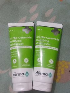 2 Pack Of The Derma Co 5% Nia-Ceramide Moisturizer
