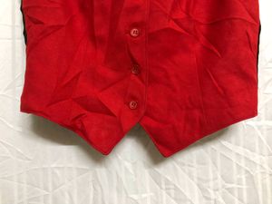 Red Formal Waistcoat
