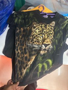Vintage 90s Leopard Graphic Tee