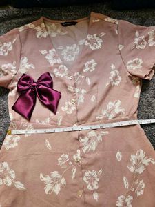 Floral Print A line Dress