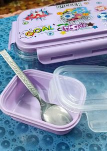 Froggy Lunch Box Combo Of 2 Tiffin Boxes