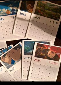 studio ghibli calendar 2025