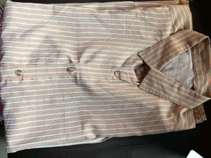 GentlyUsedGoldenBieze FullSleeves Polyester Shirt
