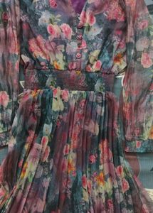 GORGEOUS FLOWERED GOWN