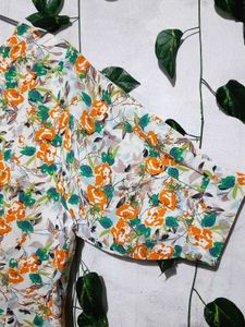 New With Tag Floral Print Top