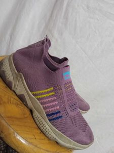 Stylish Purple Sneakers
