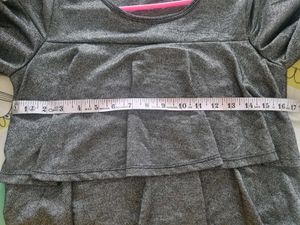 Metallic Partywear Ruffled Top!