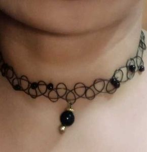 Black Tattoo Choker Necklace