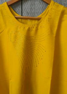 Mustard Yellow Kurti