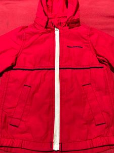 Noeil aime BeBe Red Hooded Jacket – Size 3 years