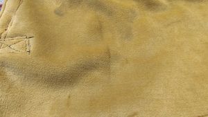 Bright yellow upcycled velvet carry bag ♻️💛