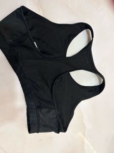 Adidas Black Sports Bra - Size XL