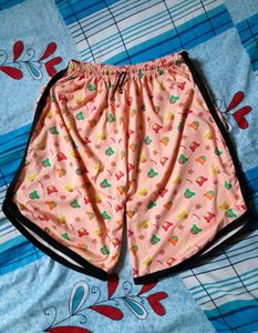 Women's Daily Wear Shorts Half Pant Pyjama 🩳🧡