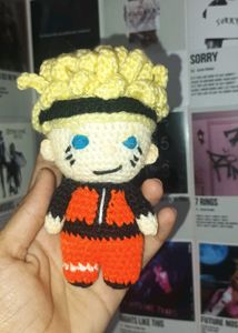 Luffy and Naruto Crochet Doll