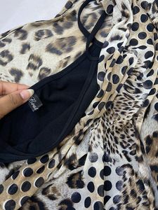 Animal Print Mini Dress