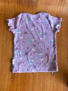 Girls&#39; Purple Pajama Set