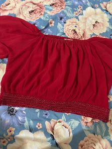 Red Co Ord Set