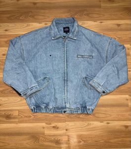 Oversize Bomber x Y2K Vintage Denim Jacket