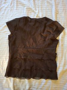 Y2K vintage Brown Layered Top