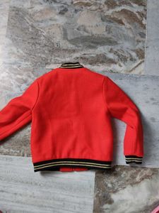 Unisex Red Bomber Jacket