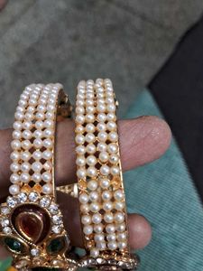 Pearl &amp; Stone Kangan